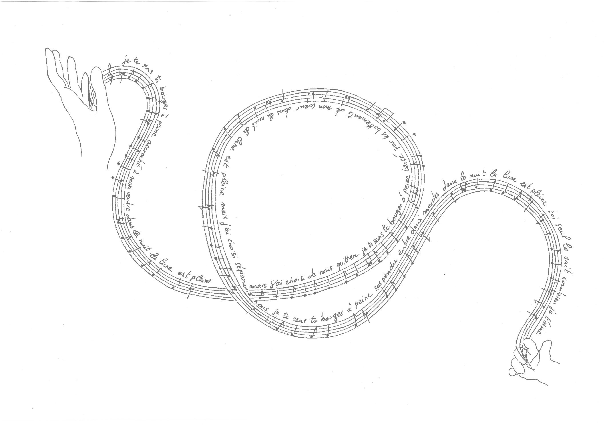 Partition graphique Hélène Breschand